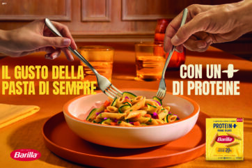 Barilla Protein+: penne rigate con verdure. Pasta ricca di proteine, gusto di sempre.