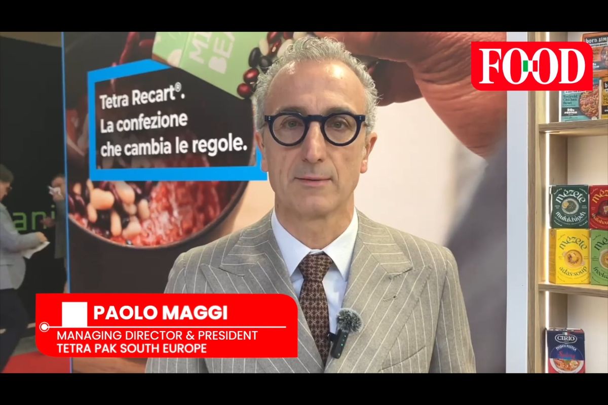 Paolo Maggi, Tetra Pak, a Marca 2026. Packaging alimentare innovativo per un futuro sostenibile.