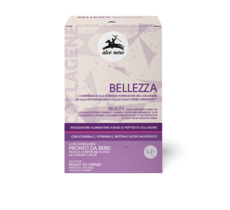 Alce Nero, linea integratori bellezza. Integratore alimentare a base di peptidi di collagene.