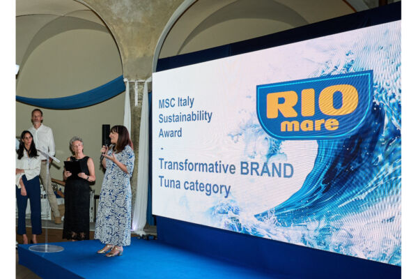 Rio Mare ha ricevuto il premio Transformative Brand da MSC