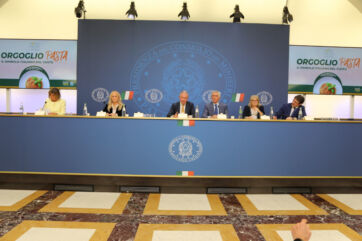 Conferenza stampa sulla pasta italiana, orgoglio del made in Italy.