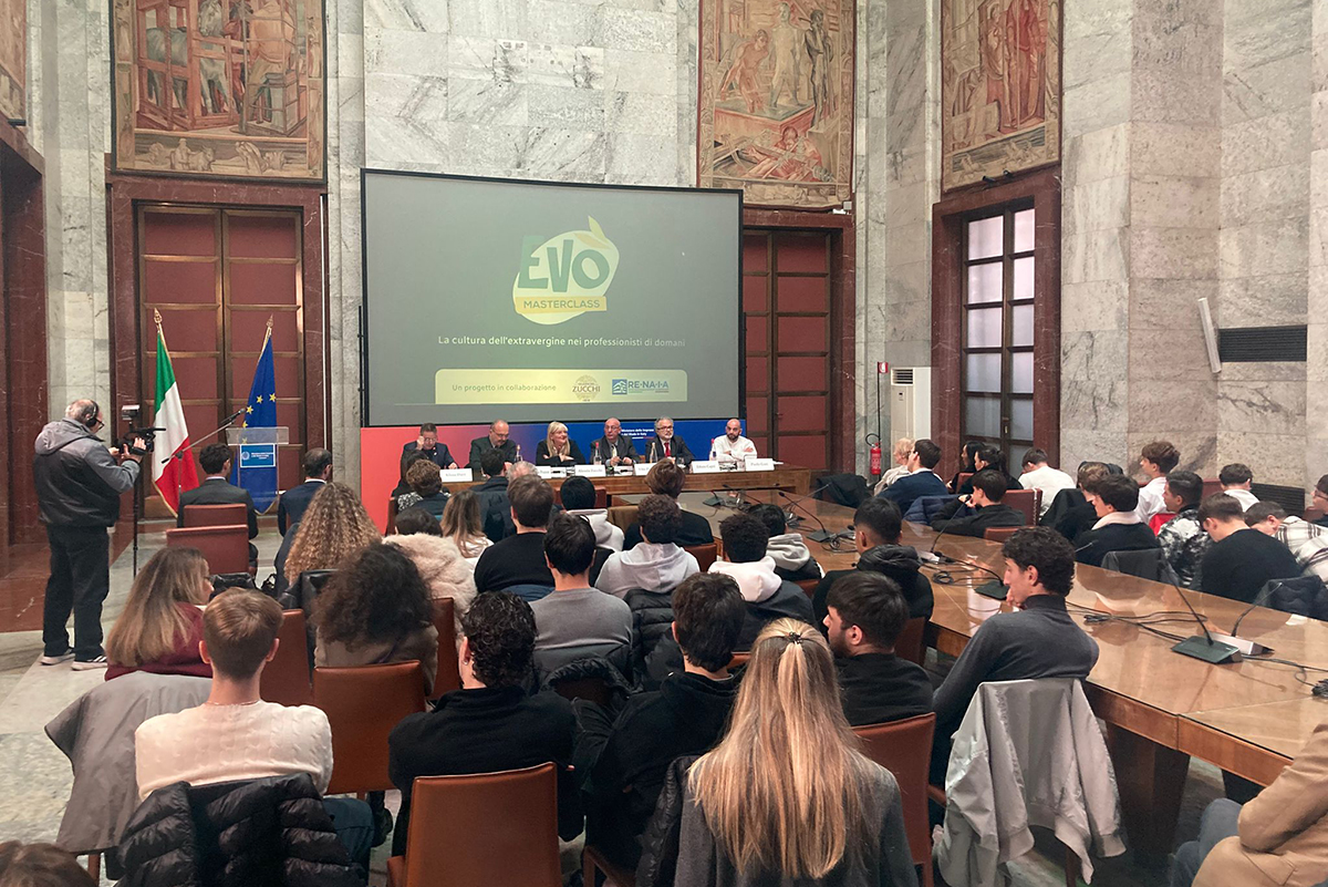 Masterclass EVO: esperti e studenti per il made in Italy di qualità. Olio extravergine d'oliva protagonista.