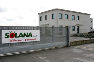 Stabilimento Solana S.p.A., azienda pomodoro da industria. Finanziamento Intesa Sanpaolo per la sostenibilità.