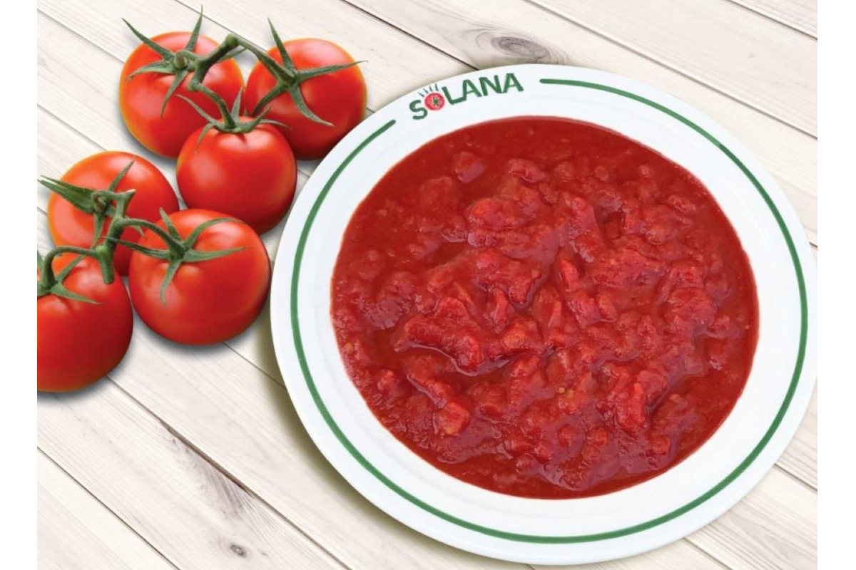 Pomodori freschi e passata di pomodoro Solana. Sostenibilità e qualità.