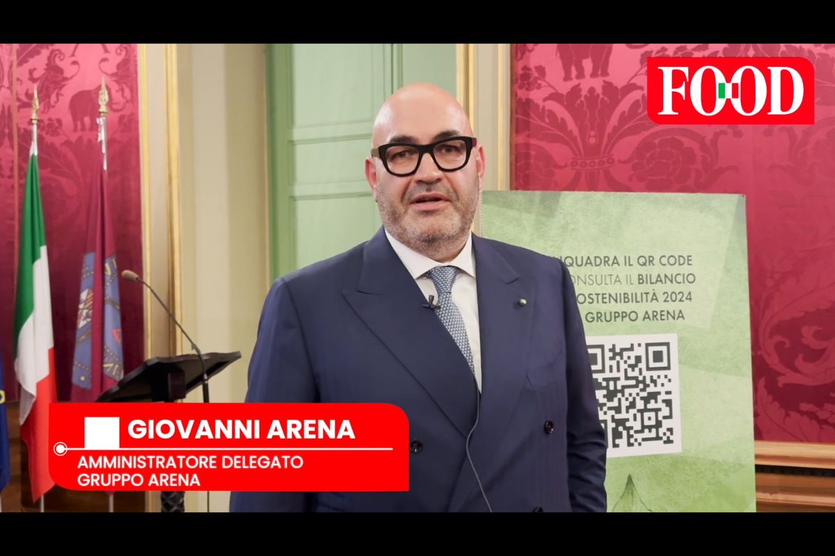 Giovanni Arena, AD Gruppo Arena, presenta il Bilancio di Sostenibilità 2024. Focus ESG e impegno per il futuro.