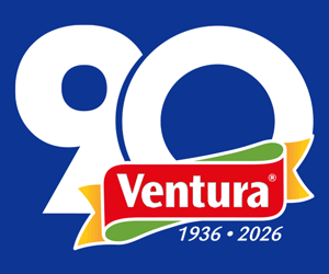 Banner Madi Ventura: 90° Anniversario (1936-2026). Logo Ventura, food di qualità dal 1936.