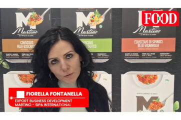 Fiorella Fontanella presenta couscous Martino (Sipa International). Alimenti pronti, export business development.