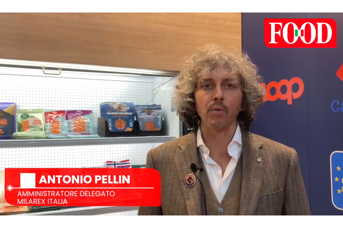 Antonio Pellin, AD Milarex Italia, a Marca 2026. Innovazione salmone land-based.