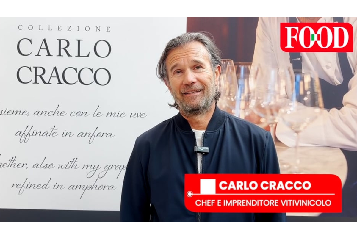 Carlo Cracco, chef e imprenditore vitivinicolo, presenta l'aceto monovitigno. #CarloCracco #aceto #monovitigno