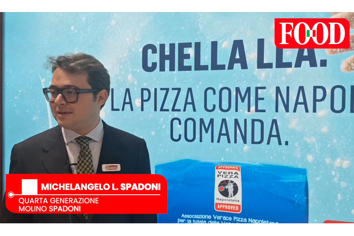 Michelangelo Livio Spadoni, quarta generazione Molino Spadoni a Marca 2026. Farina per pizza napoletana.