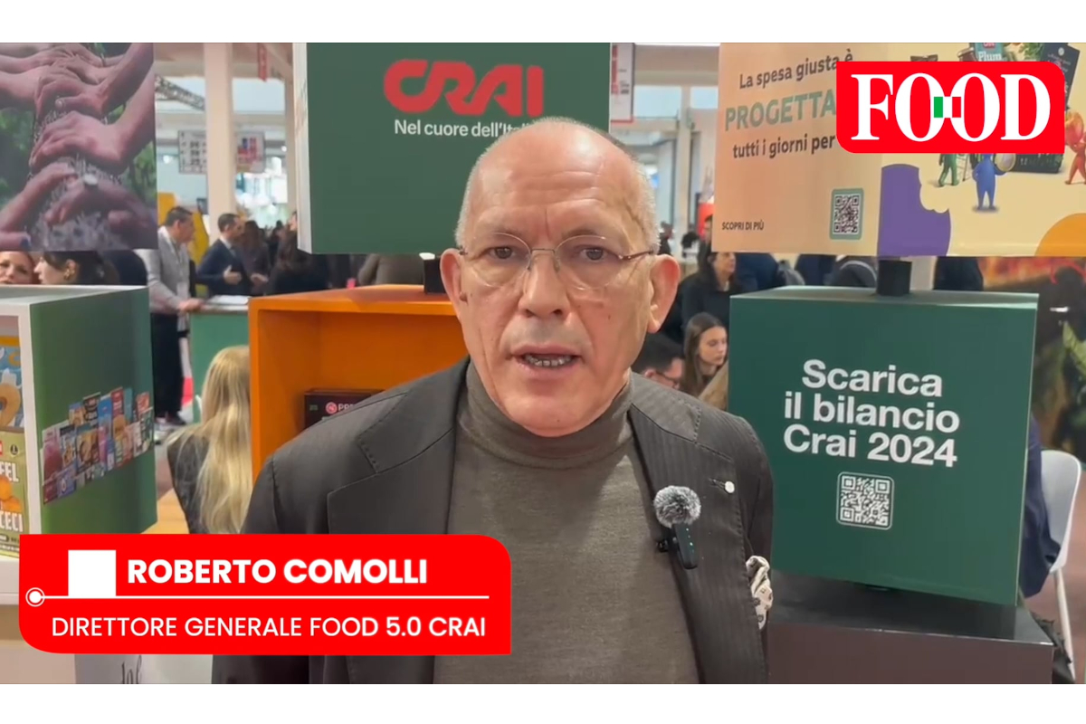Roberto Comolli, Direttore Generale Food 5.0 Crai. Strategie marca privata Crai. Food 5.0, settore alimentare.