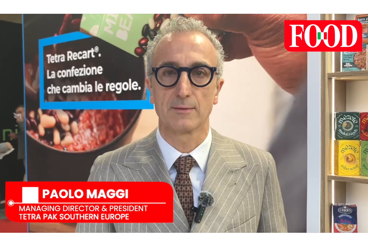 Paolo Maggi, Managing Director Tetra Pak, a Marca 2026. Packaging alimentare Tetra Recart per il futuro del food & beverage.