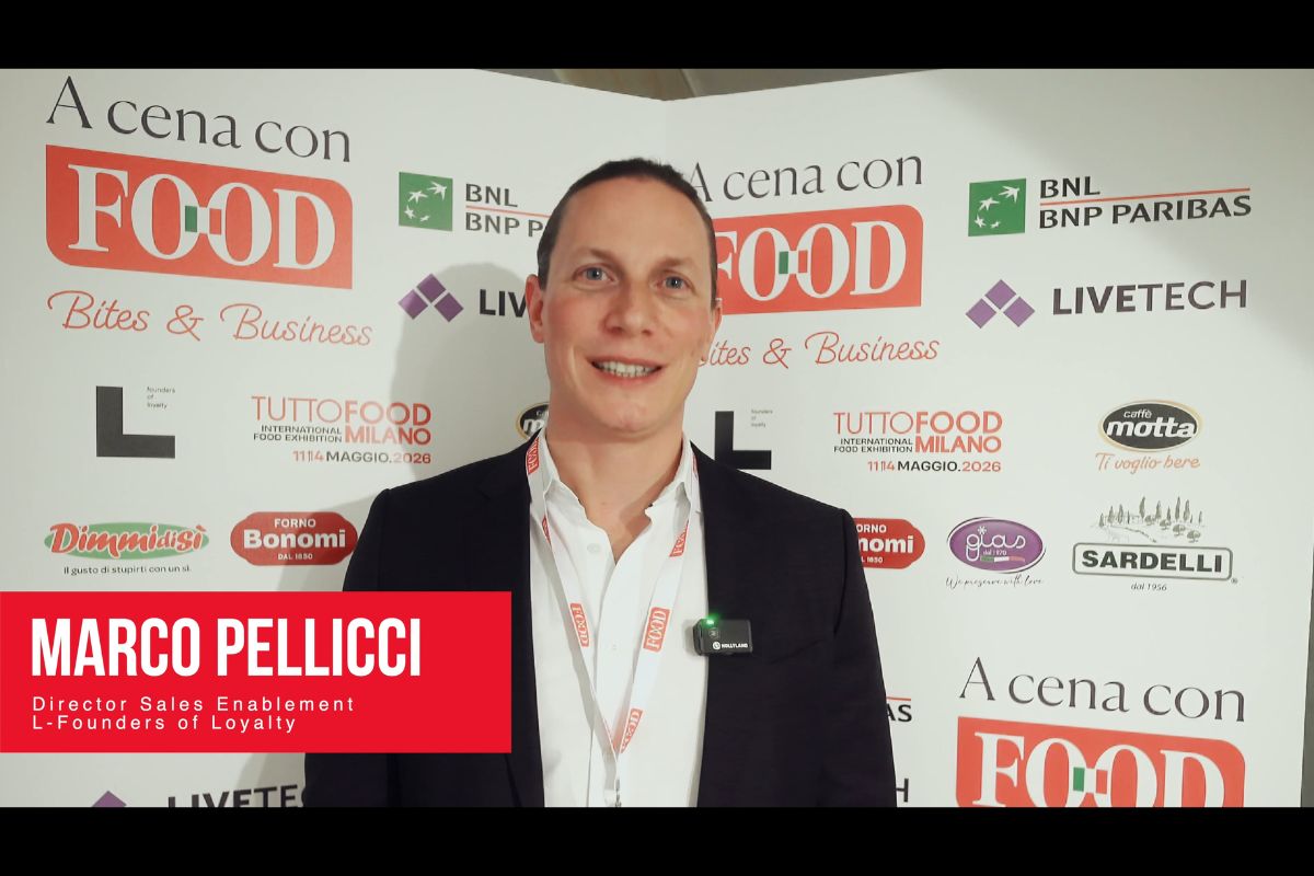 Marco Pellicci, L-Founders of Loyalty, a TuttoFood Milano. Loyalty marketing e nuove sfide digitali.