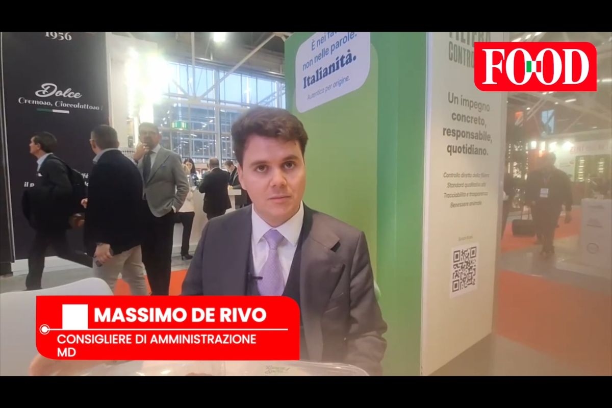 Massimo De Rivo, consigliere MD, a Marca. Filiera controllata Buona Spesa.
