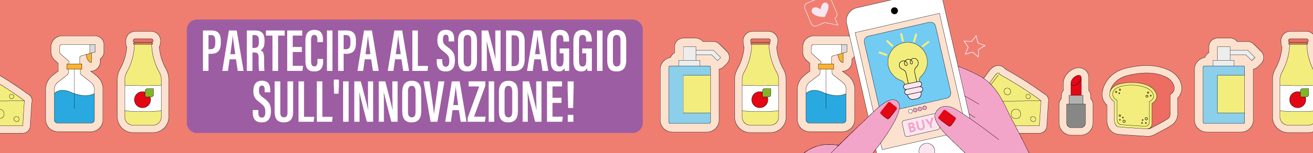 Leaderboard FOOD: Sondaggio Innovazione 2026. Partecipa al sondaggio sull'innovazione alimentare! Prodotti alimentari e smartphone.