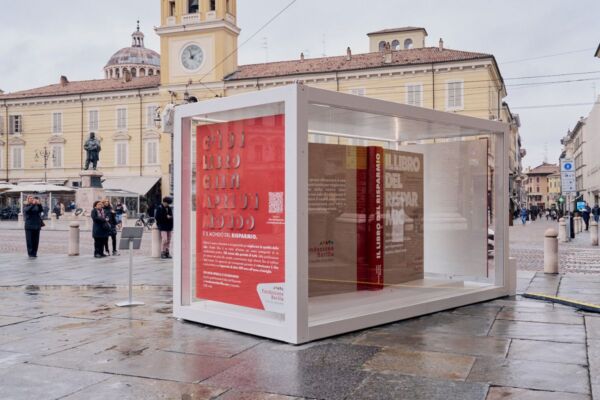 Parma, Il Libro del Risparmio Barilla in mostra. Evento cultura e risparmio.