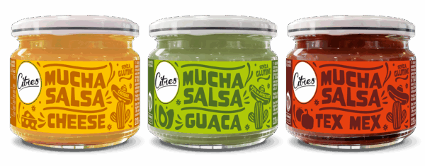 Salse Citres: Cheese, Guaca, Tex Mex. Salse senza glutine.