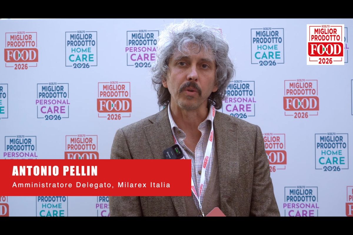 Antonio Pellin, Amministratore Delegato Milarex Italia, evento Miglior Prodotto 2026, food e home care.