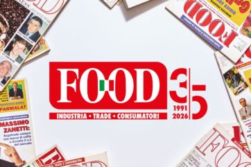 Logo Food 35: rivista italiana sul cibo del futuro. Industria, trade, consumatori.