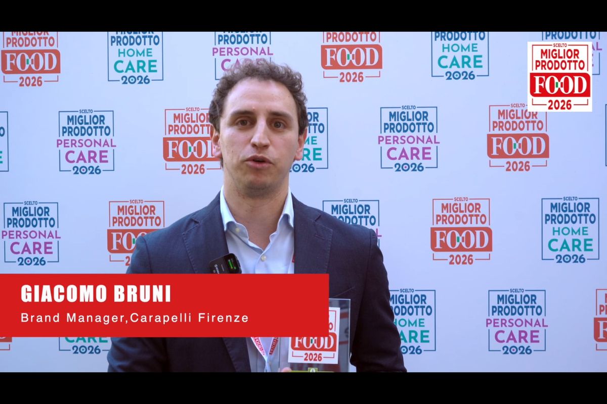 Giacomo Bruni, Carapelli Firenze, presenta Friol spray. Innovazione cottura ad aria, Miglior Prodotto Food 2026.