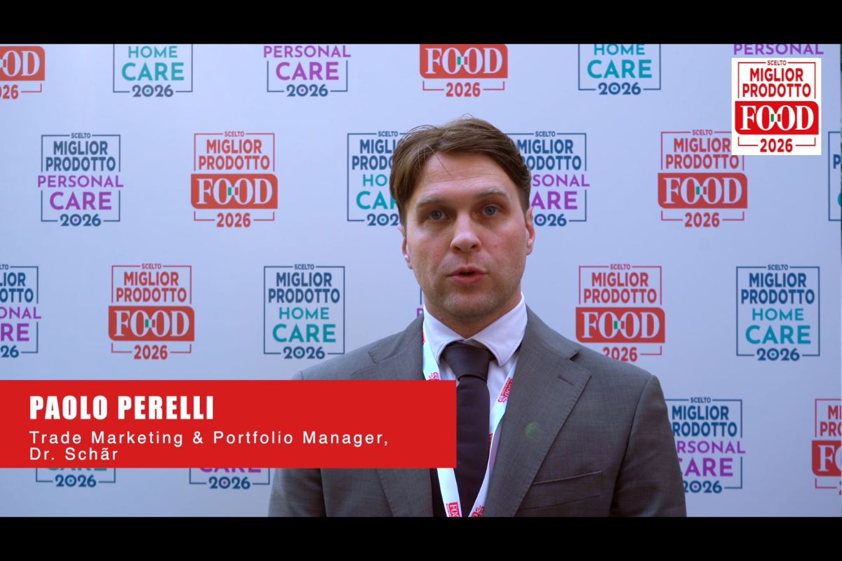 Paolo Perelli, Dr. Schär. Trade Marketing. Miglior Prodotto Food, Home Care, Personal Care 2026.