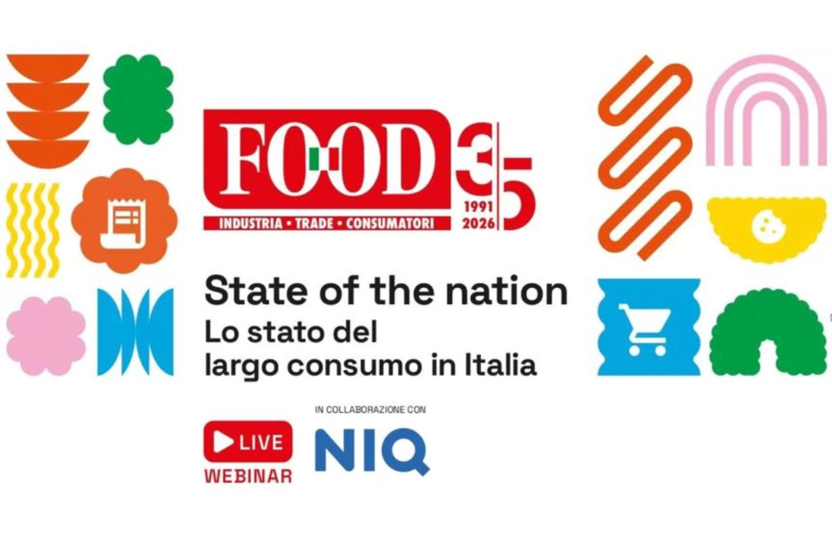 Stato del largo consumo in Italia: webinar con dati e analisi di mercato. Settore food e retail.