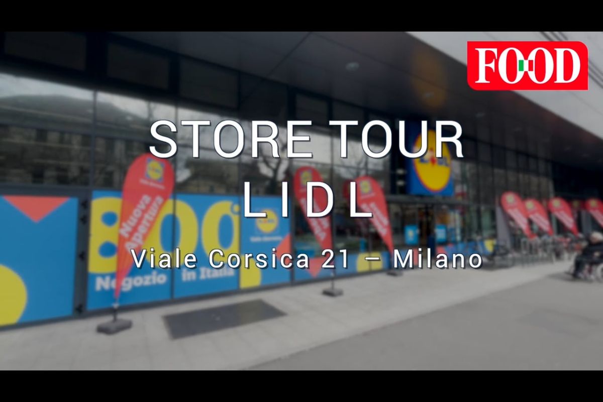 Tour del negozio Lidl a Milano. Nuova apertura Lidl in Viale Corsica 21.