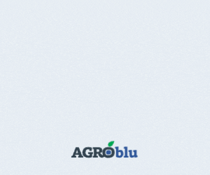 Banner Agroblu per Zentrum FOOD Maggio 2026. Logo Agroblu, prodotti agricoli.