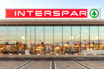 Esterno supermercato Interspar Despar Nord. Nuovo contratto integrativo dipendenti.