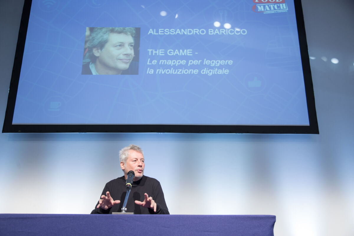 Alessandro Baricco a Food 35: incontro community. Conferenza e dibattito sul valore del cibo e della cultura digitale.