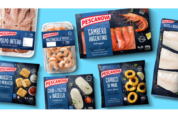 Prodotti surgelati Nueva Pescanova: polpo, gamberi, filetti di nasello e baccalà, nuggets, calamari. Ricette di mare.