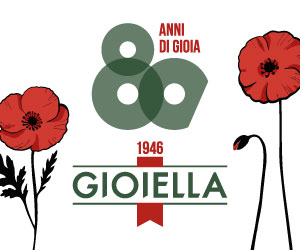 Banner FOOD Capurso: Logo Gioiella, 80 anni di gioia, dal 194