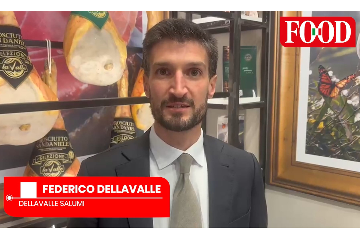 Federico Dellavalle Salumi a Tuttofood 2026. Prosciutti San Daniele La Valle.