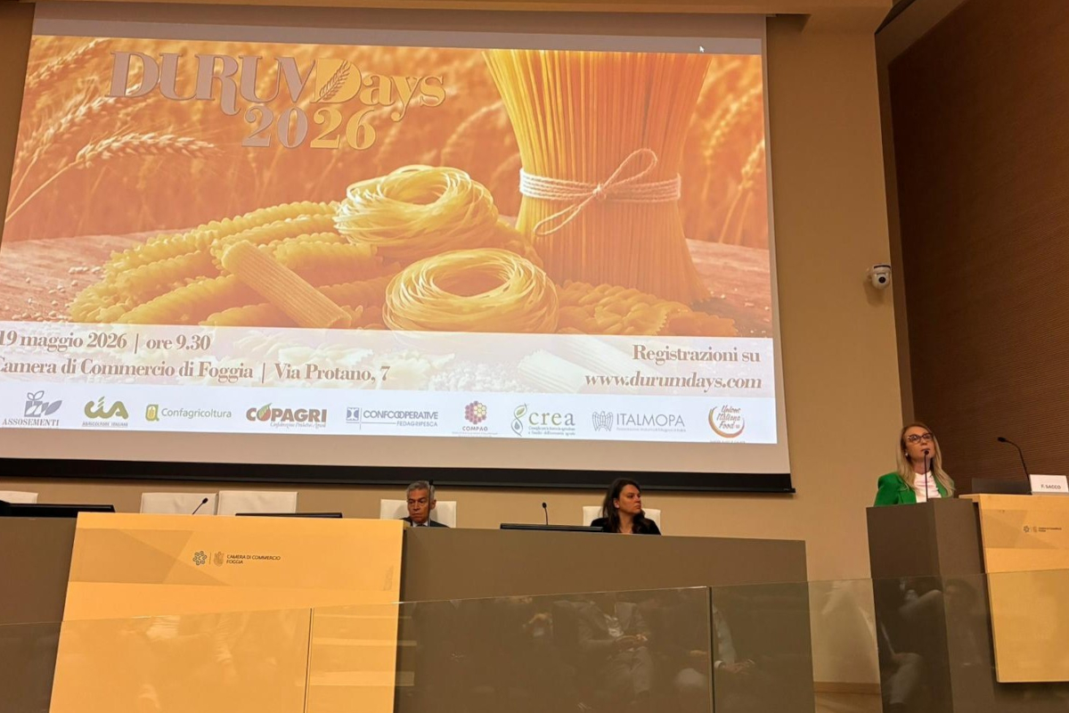 Convegno grano duro: Durum Days 2026. Pasta di grano duro e relatori. Produzione italiana.