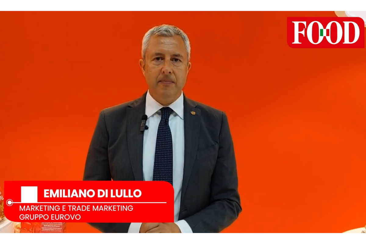 Emiliano Di Lullo di Eurovo a Tuttofood 2026. Mercato dei liquidi pastorizzati in crescita.