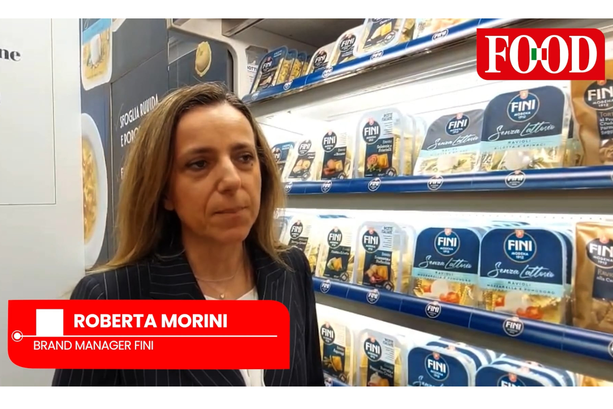 Roberta Morini, Brand Manager Fini, a Tuttofood 2026. Pasta fresca Fini, healthy e senza lattosio.