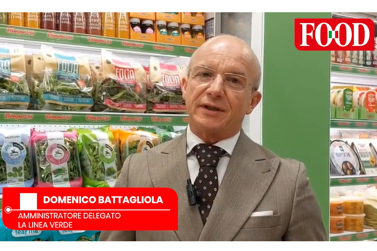 Domenico Battagliola, AD La Linea Verde, Tuttofood 2026. Prodotti di quarta gamma, insalate pronte.