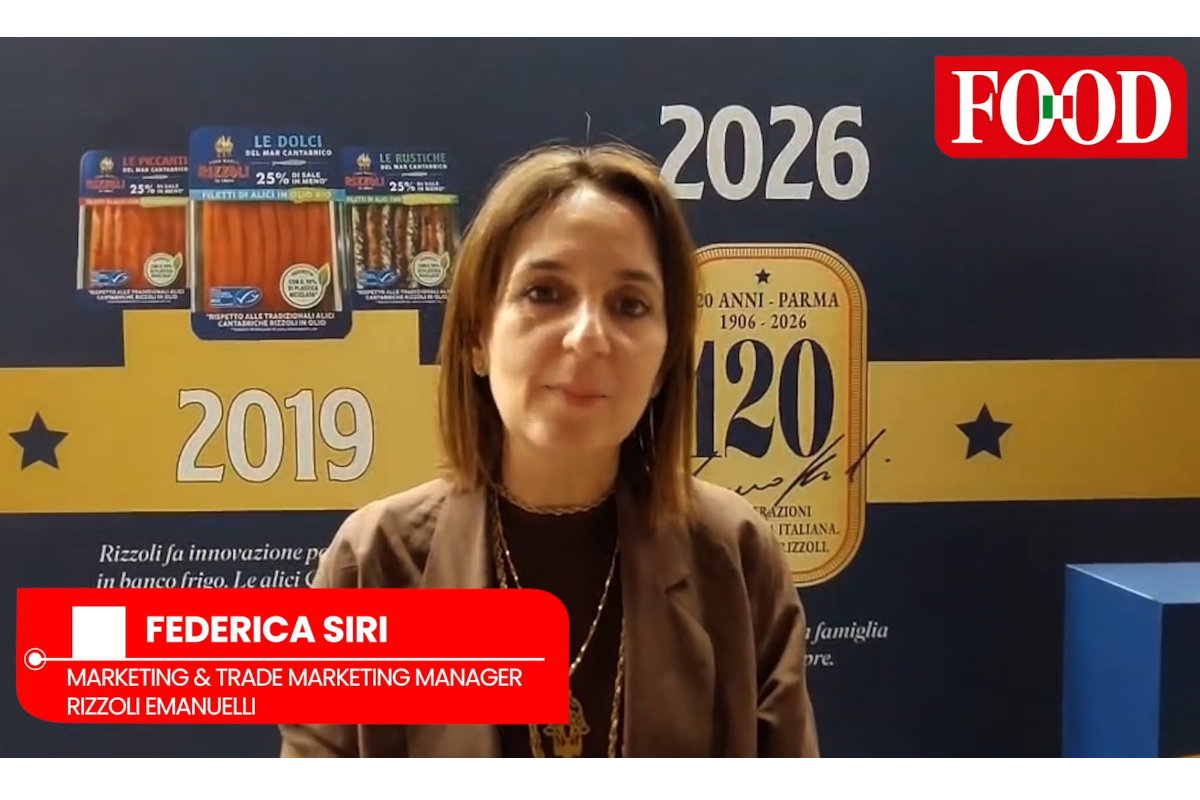 Rizzoli Emanuelli a Tuttofood 2026: Federica Siri e le alici del Mar Cantabrico celebrano 120 anni di tradizione.