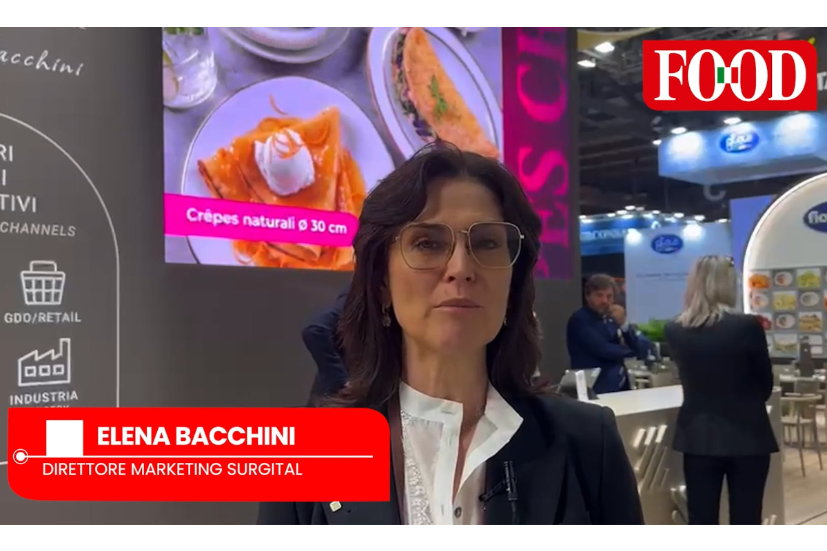 Elena Bacchini, Surgital a Tuttofood 2026. Crêpes naturali surgelate per ristorazione.