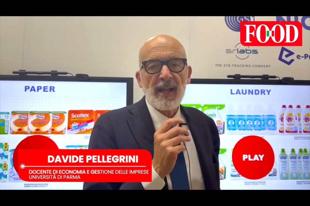Davide Pellegrini a Tuttofood 2026, Università di Parma. Innovazione e sostenibilità a scaffale. Prodotti per la casa e la persona.