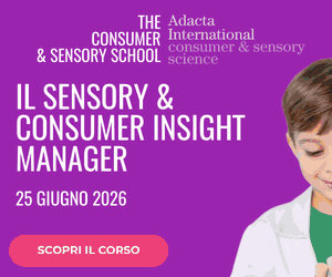 Banner Adacta International per il corso Sensory & Consumer Insight Manager del 25 giugno 2026. Scopri il corso.