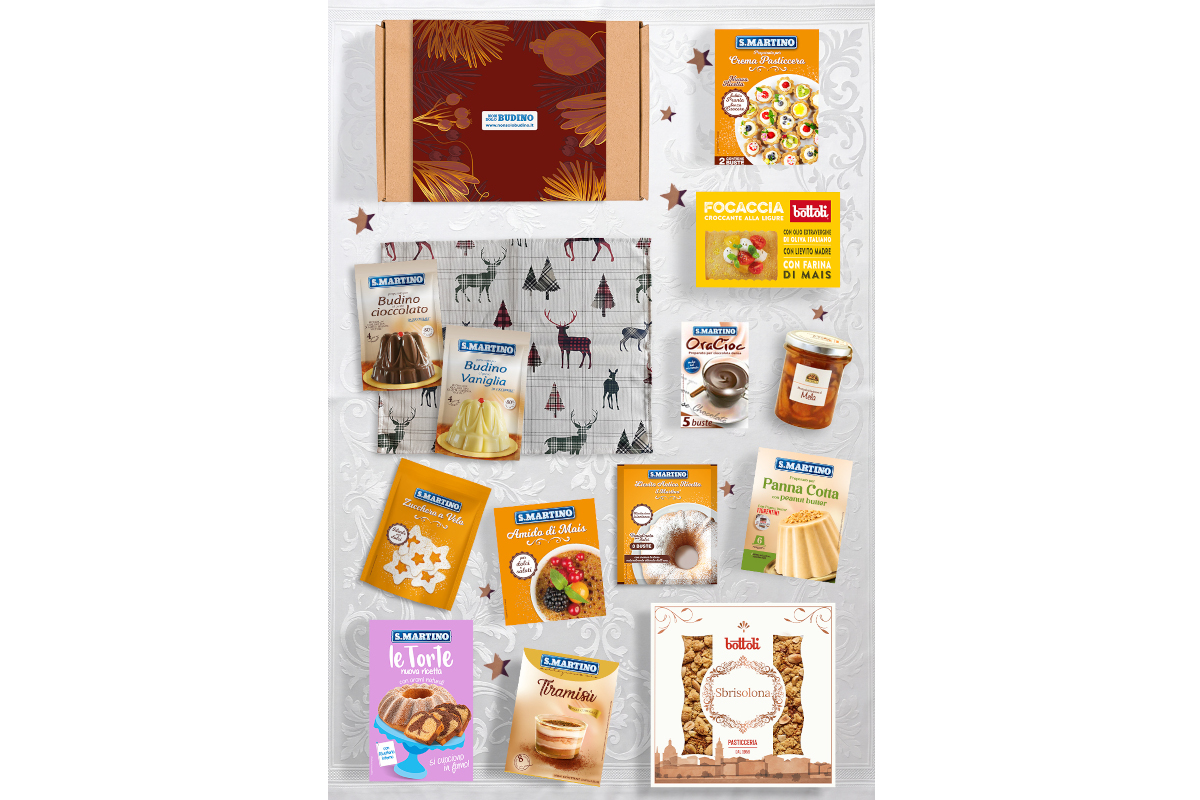 Chef Box Natale 2026: box regalo con budini, panettone, focaccia e dolci natalizi firmati Loison e Bauli.