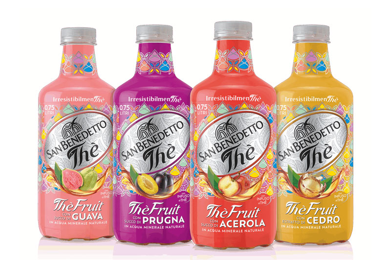 San Benedetto The Fruit: bibite guava, prugna, acerola e cedro, vincitrici agli Italian Food Awards 2026.