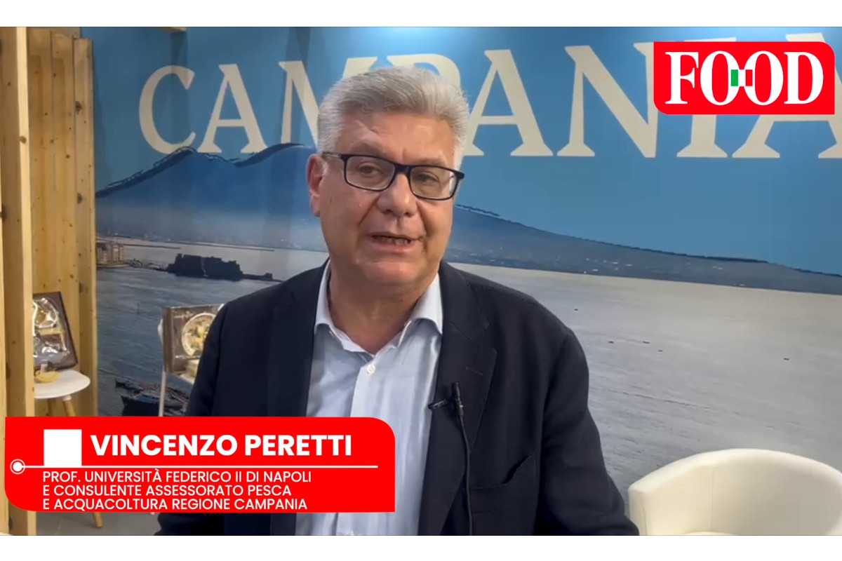 Vincenzo Peretti, Università Federico II, agroalimentare e pesca della Campania al SIAL Paris 2026, con logo FOOD