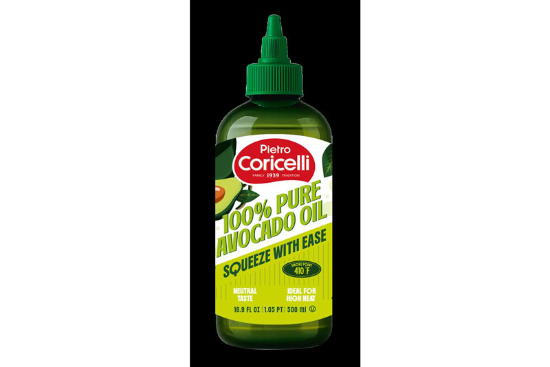 Bottiglia di olio 100% puro di avocado Pietro Coricelli, vincitore agli Italian Food Awards 2026