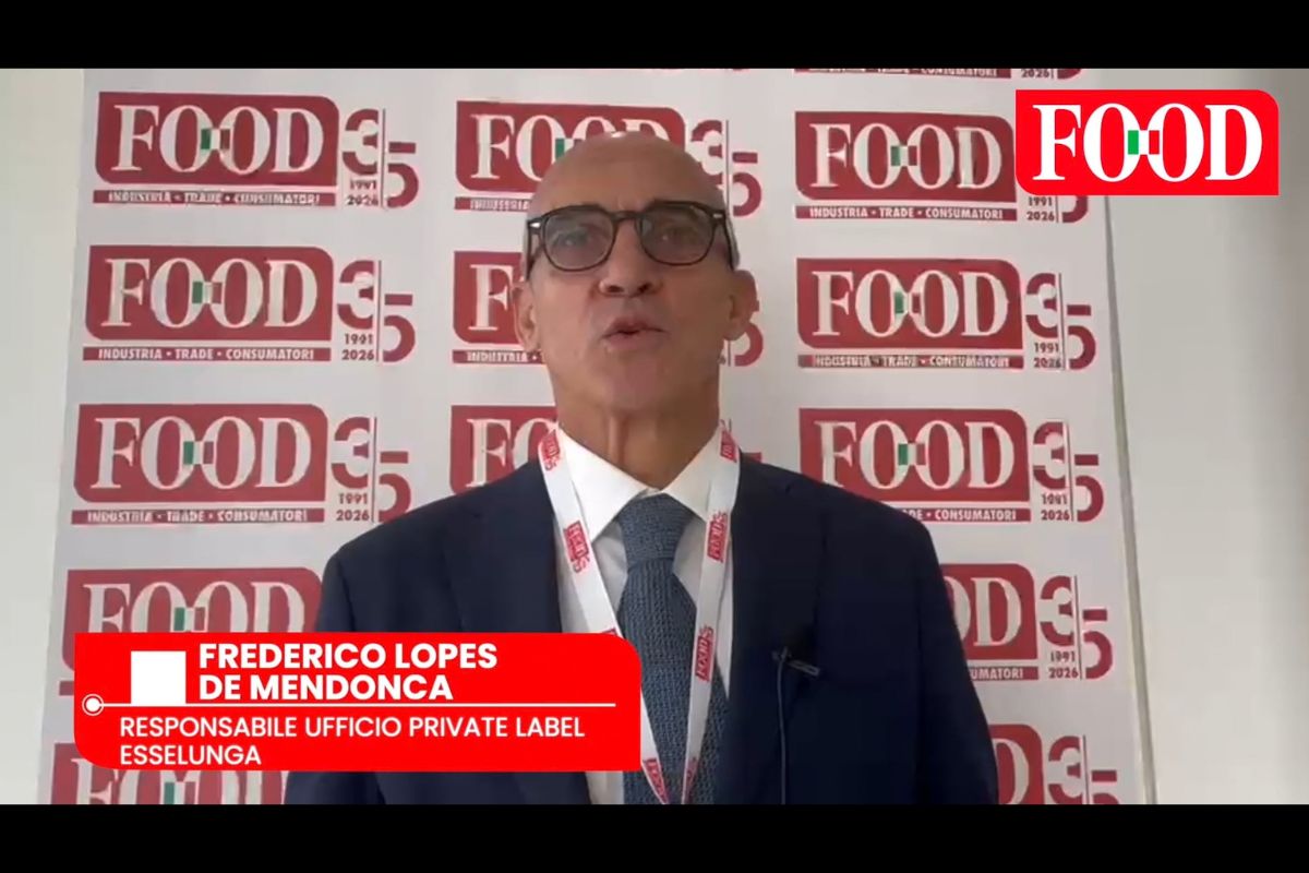 Frederico Lopes de Mendonça, responsabile ufficio private label Esselunga, interviene a Food 2026.