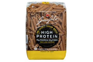 Garofalo high-protein penne ziti rigate pasta made from durum wheat. 19g protein, 12g fiber. Product of Italy.