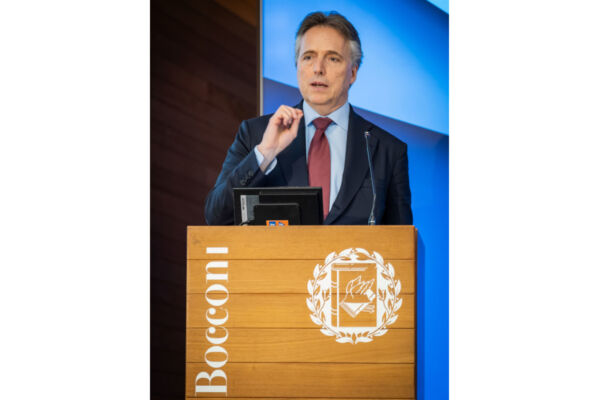 Andrea C. Bonomi, Investindustrial advisory board president, at Bocconi. Investindustrial acquires TreeHouse Foods.