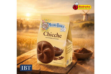 Mulino Bianco Chicche cookies. Cocoa cream cookies. Italian biscuits. Biedronka.