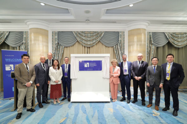 Bolton Food Research & Innovation Center launch in Singapore. Group of people at the inauguration event.